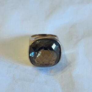 Swarovski Smoky Quartz Cocktail Ring